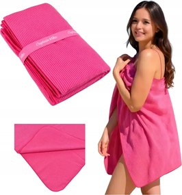 Gyorsan száradó mikroszálas strandtörölköző bordázott medencéhez 175x110 cm