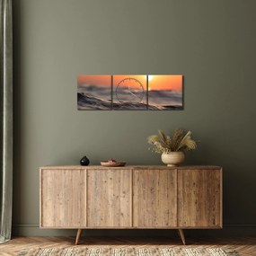 A vízfelszín képe (órával) (90x30 cm)