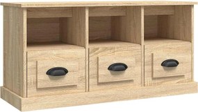 vidaXL sonoma tölgy színű szerelt fa TV-szekrény 100x35x50 cm