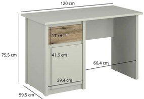 PC asztal Kodro (kasmír + evoke tölgy) . 1116944