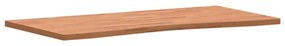 tömör bükkfa íróasztallap 110 x (50-55) x 2,5 cm