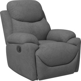 HOMCOM Relax Karosszék Egyszemélyes Fotel 150°-ban Állítható TV Karosszék Alvó Funkcióval Nappaliba Öltözet Szürke 93 x 88 x 102 cm | Aosom