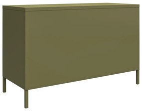 Zöld fém szekrény 98x63 cm Bradford – Støraa