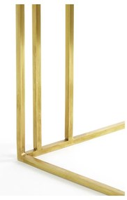 Tárolóasztal márvány dekoros asztallappal 31x41 cm Roshan – Light &amp; Living