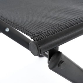 GARTHEN Kerti szék sámli fekete