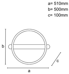 Dimmelhető LED mennyezeti lámpatest LED/60W/230V 3000-6500K + távirányító