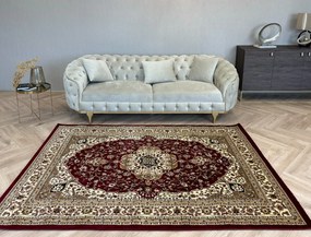 Aristocrat 3959 klasszikus mintájú piros szőnyeg 60x220 cm