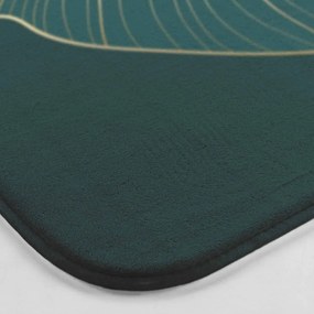 Sötétzöld fürdőszobai kilépő WC-hez 45x45 cm Jade – douceur d'intérieur
