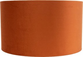 Narancssárga szövet lámpaernyő arany belsővel 35/35/20