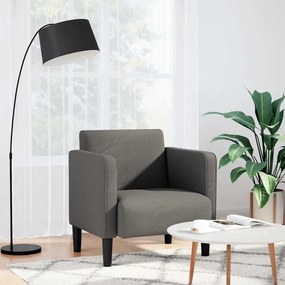 világosszürke kordbársony szövet kanapészék karfás szék 54 cm
