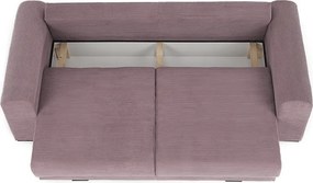 Extra tágas kanapé, lila, őreg rózsaszín, bézs színű, GILEN BIG SOFA