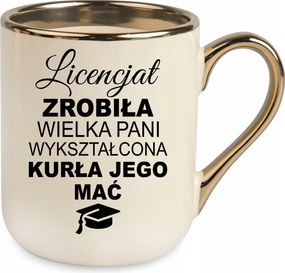 Bögre Bézs Elegáns Ajándék Nagy Hölgy Doboz