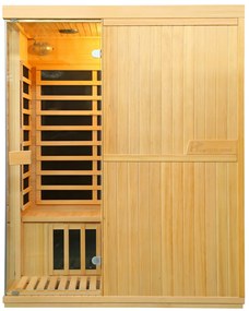 Sauna DeLuxe 2200 Carbon - BT, barna