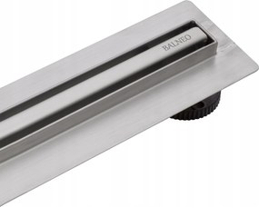 Slim&amp;Low ProLine Inox lineáris lefolyó 80 cm króm