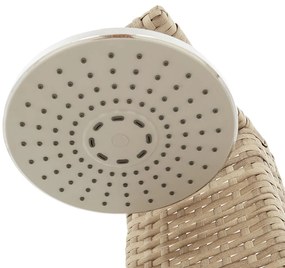 Kerti Zuhanyzó Bézs 60x80x214 cm Poli Rattan