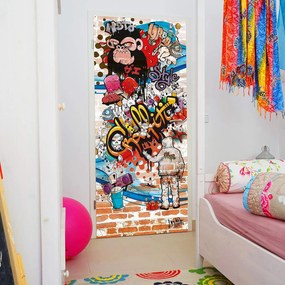 Fotótapéta ajtóra GRAFFITI 86x200 cm