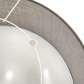 SIRJA mennyezeti lámpatest 1xE27/15W/230V, Ø 35 cm, barna