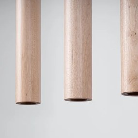 Sollux SL.1269 - Csillár zsinóron PASTELO 5xG9/8W/230V fa