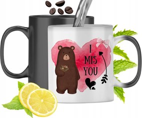 Mágikus Bögre Mackóval Színváltós Mackó Nyomtatott Fényképpel