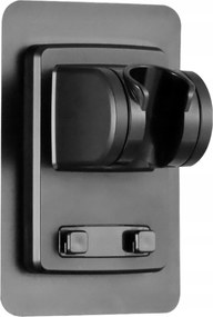 Fülhallgató tartó zuhanykabinhoz fekete öntapadós Sotbe