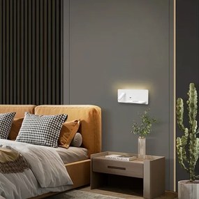 Immax 08285L-LED fali lámpa polccal, USB és vezeték nélküli töltővel, LED/3W/230