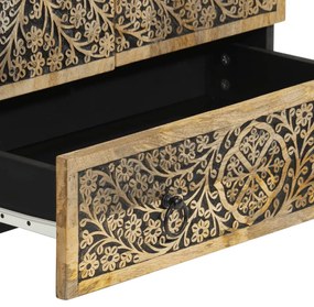 tömör mangófa magasszekrény 60 x 33 x 100 cm