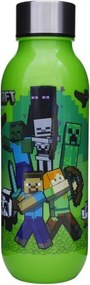 Minecraft Crafting műanyag kulacs csavaros kupakkal 640 ml