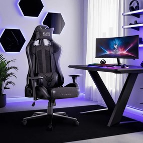 Gamer/Irodai Forgószék Fekete Színben. FLASH