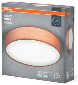 Osram - ORBIS PARIS mennyezeti lámpa, 2xE27/25W/230V, átmérő 40 cm, barna