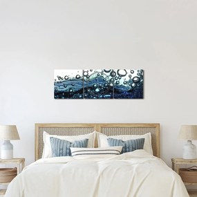 A buborékok képe (órával) (90x30 cm)
