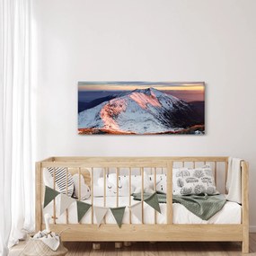Kép - Téli hegyi panoráma II. (120x50 cm)