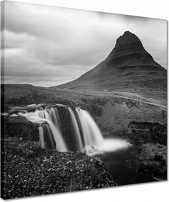 Vászonkép 40x40 Kirkjufell vízesés