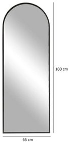 Portal Matte Black tükör