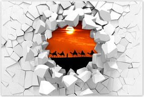 Poszterek 90x60 Karaván naplemente