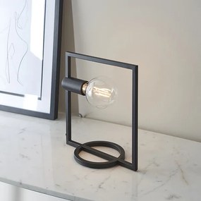 Endon modern vintage asztali lámpa shape rectangle matt fekete end92224