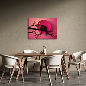 Kép - Szerelmes madarak (70x50 cm)