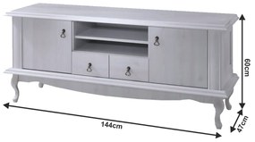 TV asztal/szekrény Valiara DA14 (fehér). 1017313