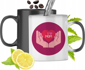 Mágikus Bögre Anyukáknak Színváltós, fényképes nyomattal