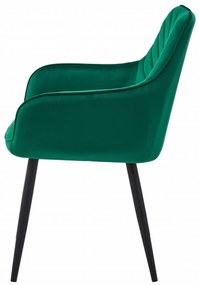 NANA VELVET sötétzöld étkezőszék