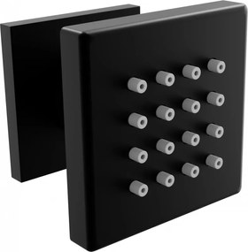 Mexen oldalsó falra szerelhető fúvóka, fekete - 79360-70