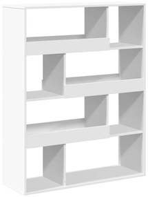 fehér szerelt fa térelválasztó 100 x 33 x 125,5 cm
