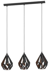 Fekete függőlámpa fém búrával CARLTON 1 – EGLO