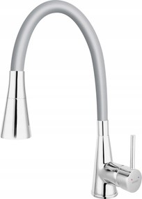 Zumba II álló konyhai csaptelep Ferro ezüst, szürke BZA42S