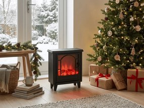 LED dekorációs kandalló COZY WARM 40x35 cm, fekete