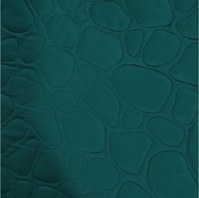 Türkiz ágytakaró STONE Méret: 200 x 220 cm
