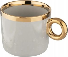 Altom Palazzo dots porcelán bögre 350 ml,Sage