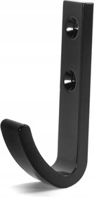 Bútorakasztó akasztó egyenes kampó Fekete Matt WA01