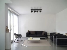Globo 57918-4B Mennyezeti spotlámpa, fém fekete matt, alumínium fekete matt, HxSzxM: 530x60x145mm, 4x GU10 25W 230V izzók nélkül