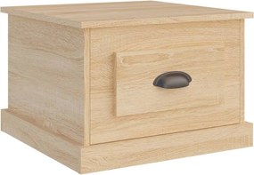 vidaXL sonoma tölgy színű szerelt fa dohányzóasztal 50 x 50 x 35 cm