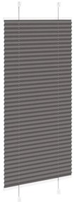pliszírozott redőny fekete 65x150 cm szövetszélesség 64,4 cm